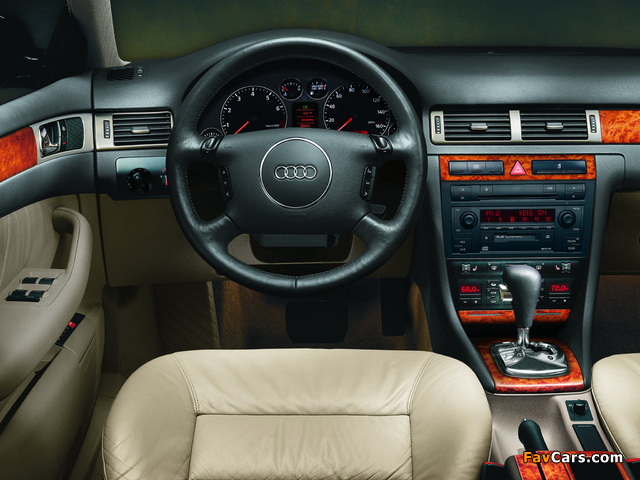Audi A6 Sedan US-spec (4B,C5) 2001–04 photos (640 x 480)