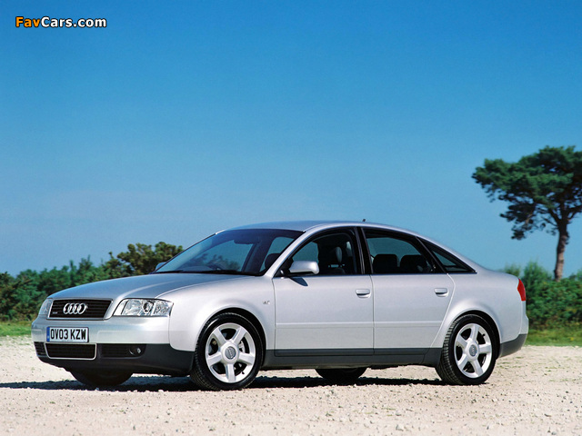 Audi A6 Sedan UK-spec (4B,C5) 2001–04 pictures (640 x 480)