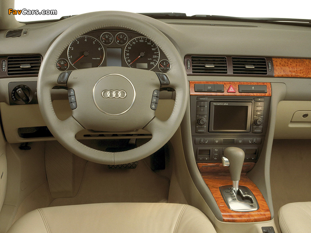 Audi A6 3.0 Sedan (4B,C5) 2001–04 pictures (640 x 480)
