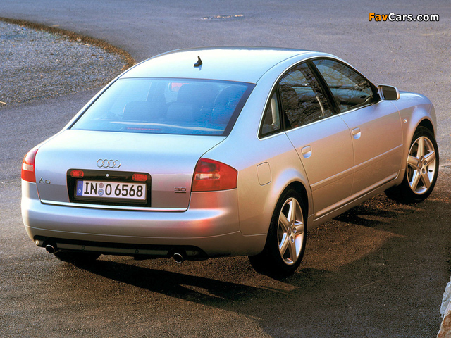 Audi A6 3.0 quattro Sedan (4B,C5) 2001–04 wallpapers (640 x 480)