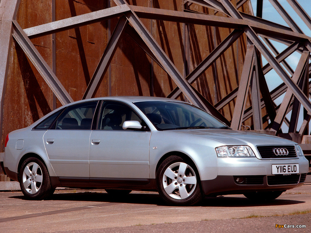 Audi A6 1.8T Sedan UK-spec (4B,C5) 2001–04 wallpapers (1024 x 768)