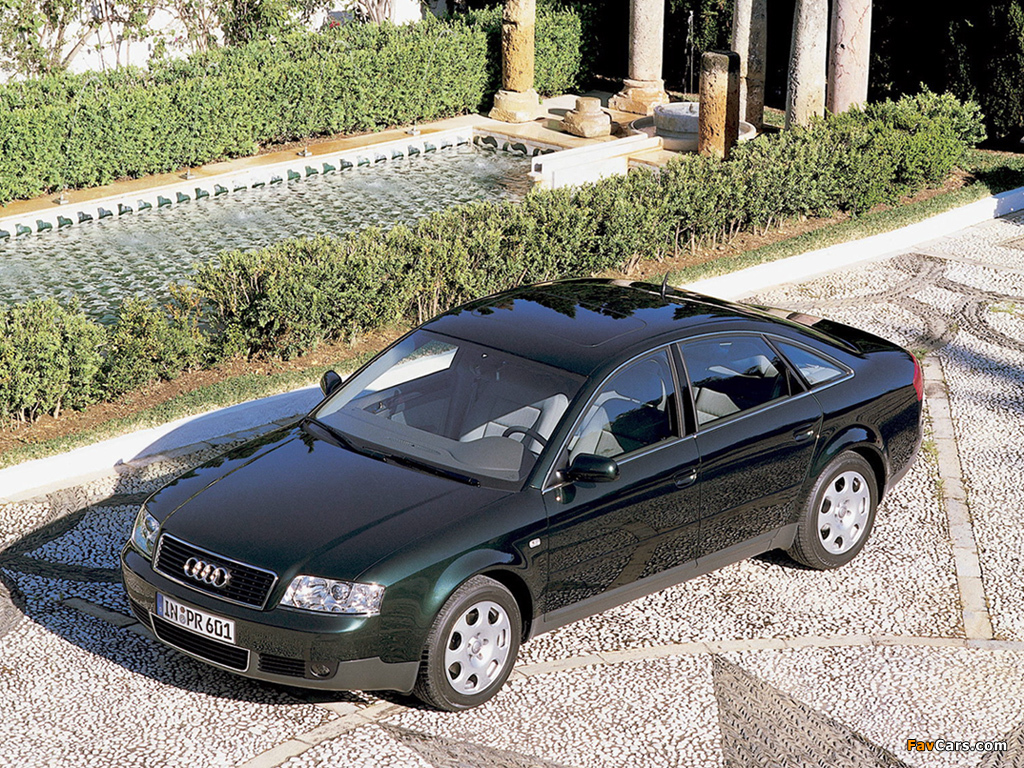 Audi A6 1.9 TDI Sedan (4B,C5) 2001–04 wallpapers (1024 x 768)