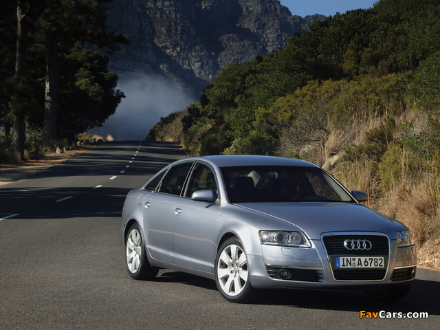 Audi A6 3.2 Sedan (4F,C6) 2005–08 images (640 x 480)