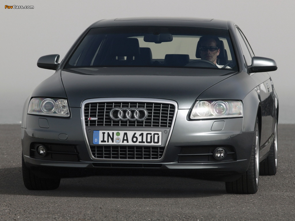 Audi A6 4.2 quattro S-Line Sedan (4F,C6) 2005–08 photos (1024 x 768)