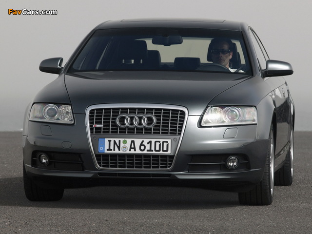Audi A6 4.2 quattro S-Line Sedan (4F,C6) 2005–08 photos (640 x 480)