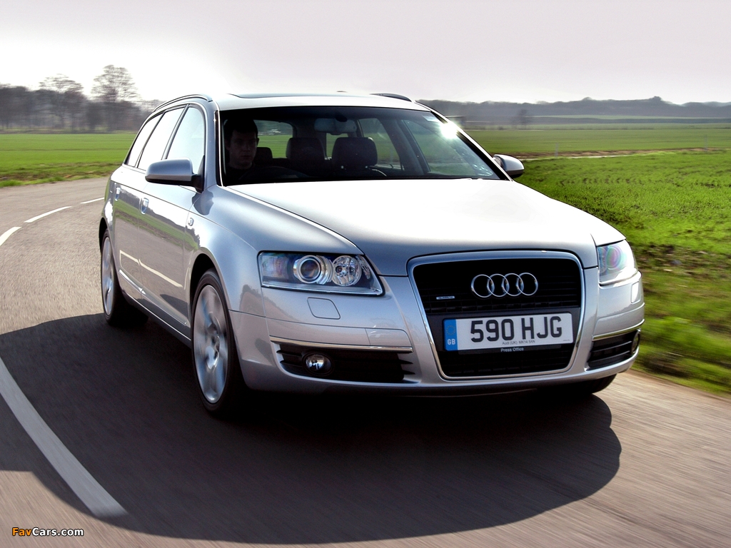 Audi A6 4.2 quattro Avant UK-spec (4F,C6) 2005–08 photos (1024 x 768)