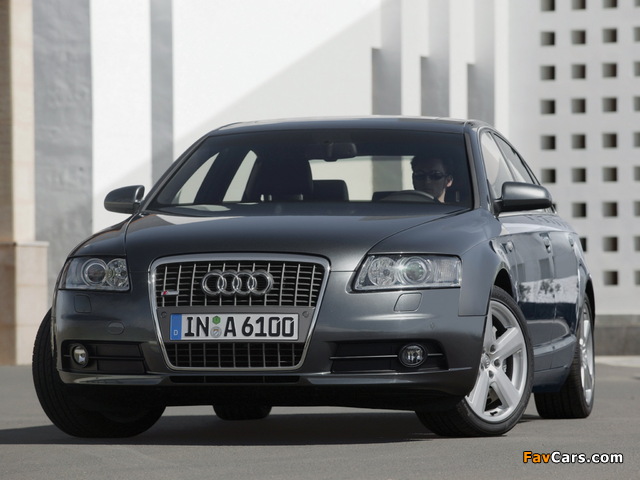Audi A6 4.2 quattro S-Line Sedan (4F,C6) 2005–08 pictures (640 x 480)