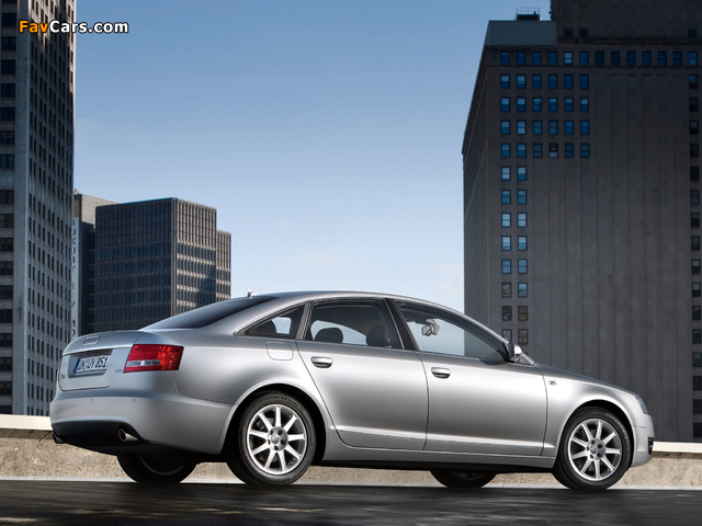 Audi A6 2.8 Sedan (4F,C6) 2005–08 pictures (640 x 480)