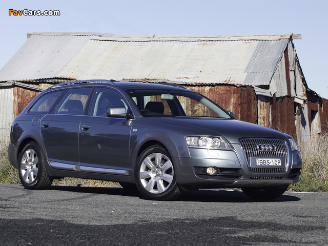 Audi A6 Allroad 3.0 TDI quattro AU-spec (4F,C6) 2007–08 images (640 x 480)