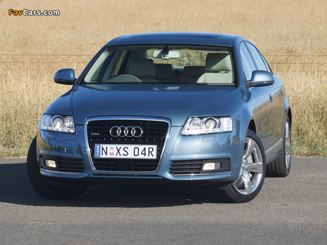 Audi A6 3.0 TFSI quattro Sedan AU-spec (4F,C6) 2008–11 photos (640 x 480)