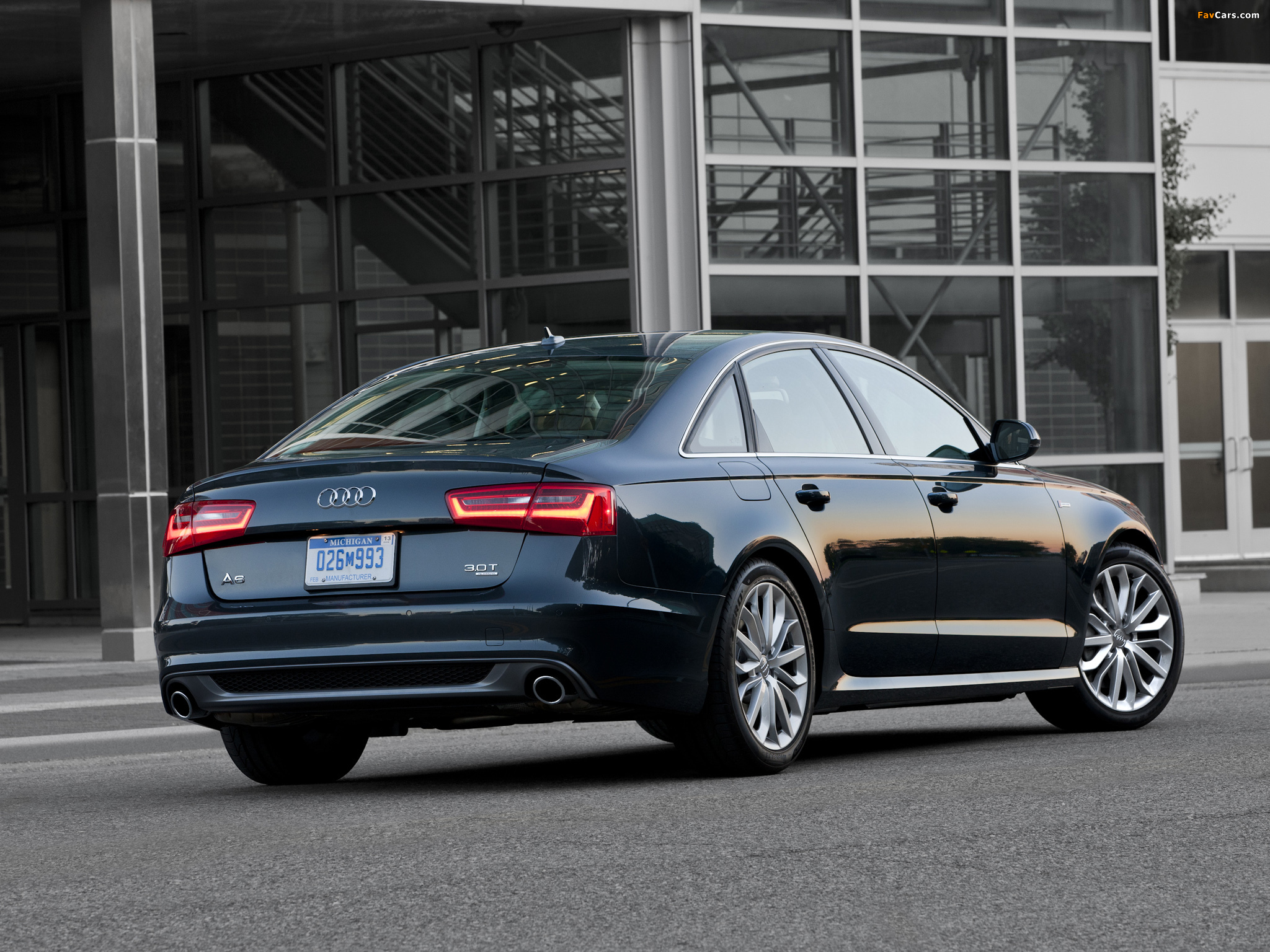 Audi A6 3.0T S-Line Sedan US-spec (4G,C7) 2011 images (2048 x 1536)