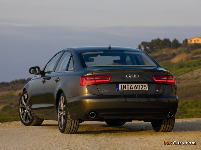 Audi A6 3.0T Sedan (4G,C7) 2011 images (640 x 480)