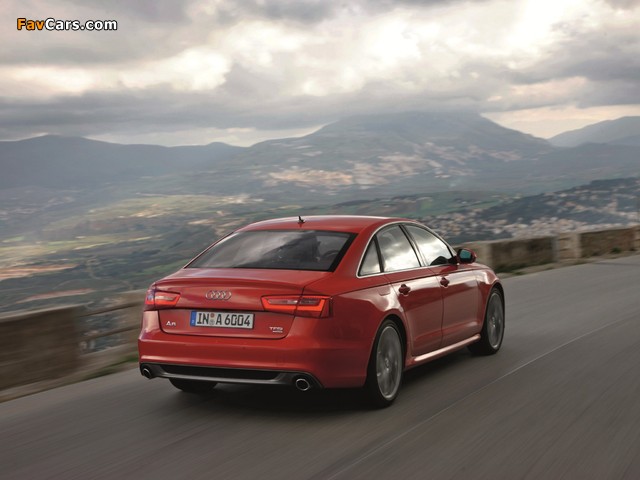 Audi A6 3.0T S-Line Sedan (4G,C7) 2011 images (640 x 480)