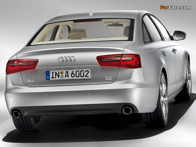 Audi A6 3.0 TDI Sedan (4G,C7) 2011 images (640 x 480)