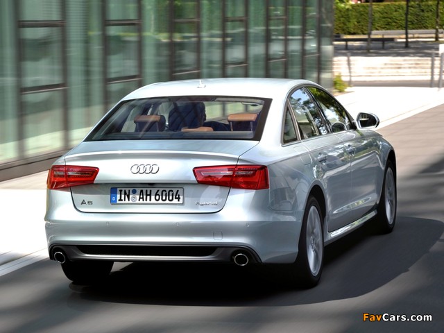 Audi A6 Hybrid Sedan (4G,C7) 2011 images (640 x 480)