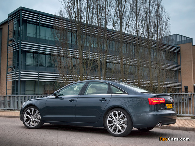 Audi A6 3.0 TDI Sedan UK-spec (4G,C7) 2011 pictures (640 x 480)