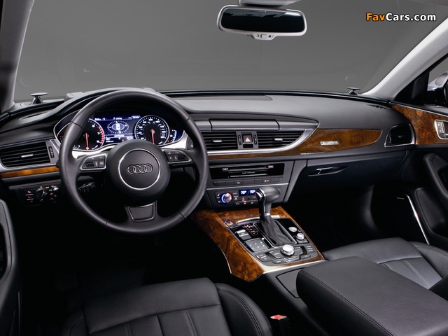 Audi A6 3.0T S-Line Sedan US-spec (4G,C7) 2011 wallpapers (640 x 480)