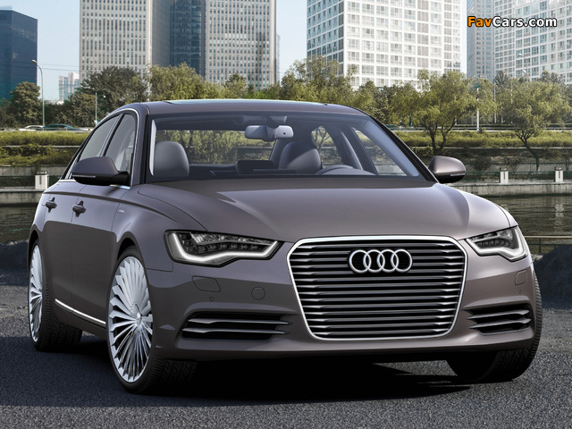 Audi A6 L e-tron Concept (4G,C7) 2012 pictures (640 x 480)