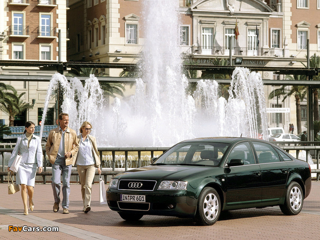 Images of Audi A6 1.9 TDI Sedan (4B,C5) 2001–04 (640 x 480)