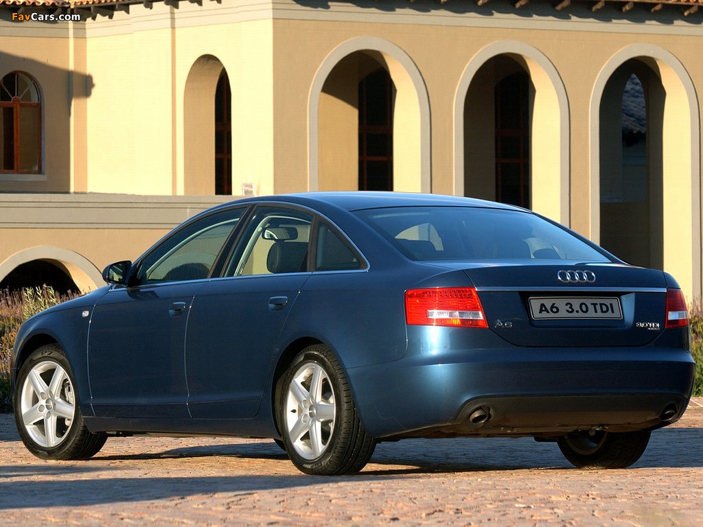 Images of Audi A6 3.0 TDI quattro Sedan ZA-spec (4F,C6) 2005–08 (1024 x 768)