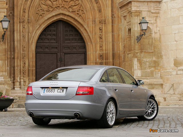 Images of Audi A6 3.2 quattro S-Line Sedan (4F,C6) 2005–08 (640 x 480)