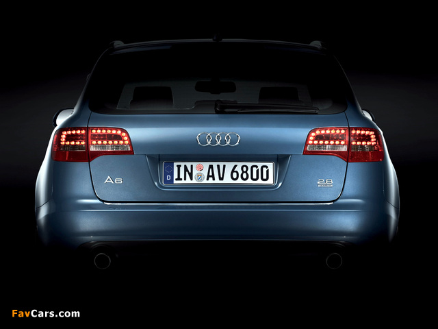 Images of Audi A6 2.8 quattro Avant (4F,C6) 2008–11 (640 x 480)