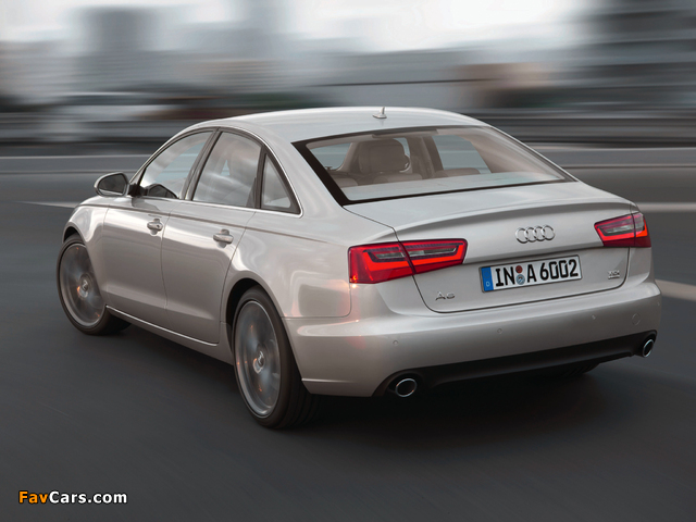 Images of Audi A6 3.0 TDI Sedan (4G,C7) 2011 (640 x 480)