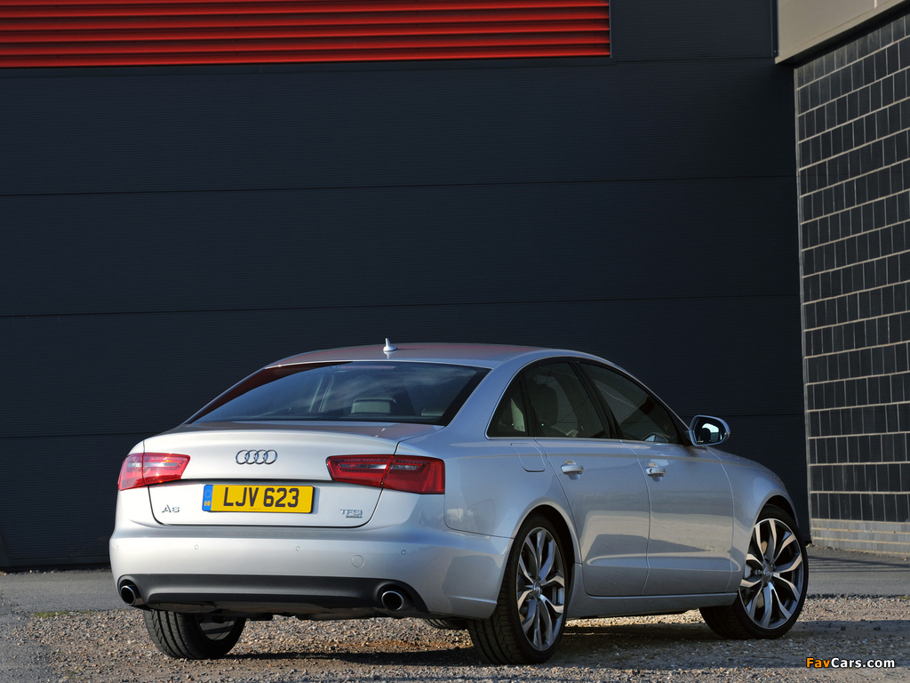 Images of Audi A6 3.0T Sedan UK-spec (4G,C7) 2011 (1024 x 768)