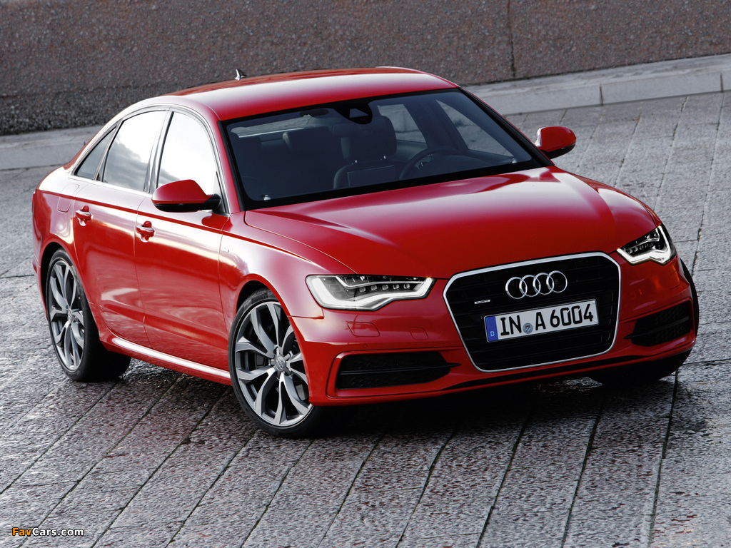 Images of Audi A6 3.0T S-Line Sedan (4G,C7) 2011 (1024 x 768)