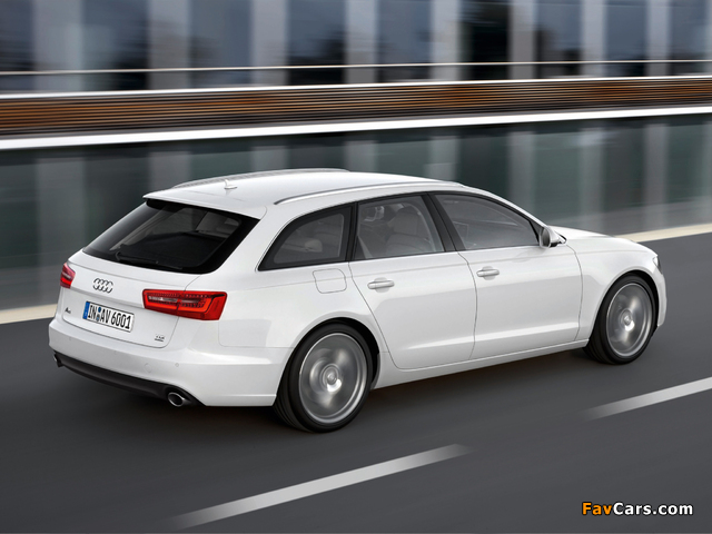 Images of Audi A6 3.0 TDI Avant (4G,C7) 2011 (640 x 480)