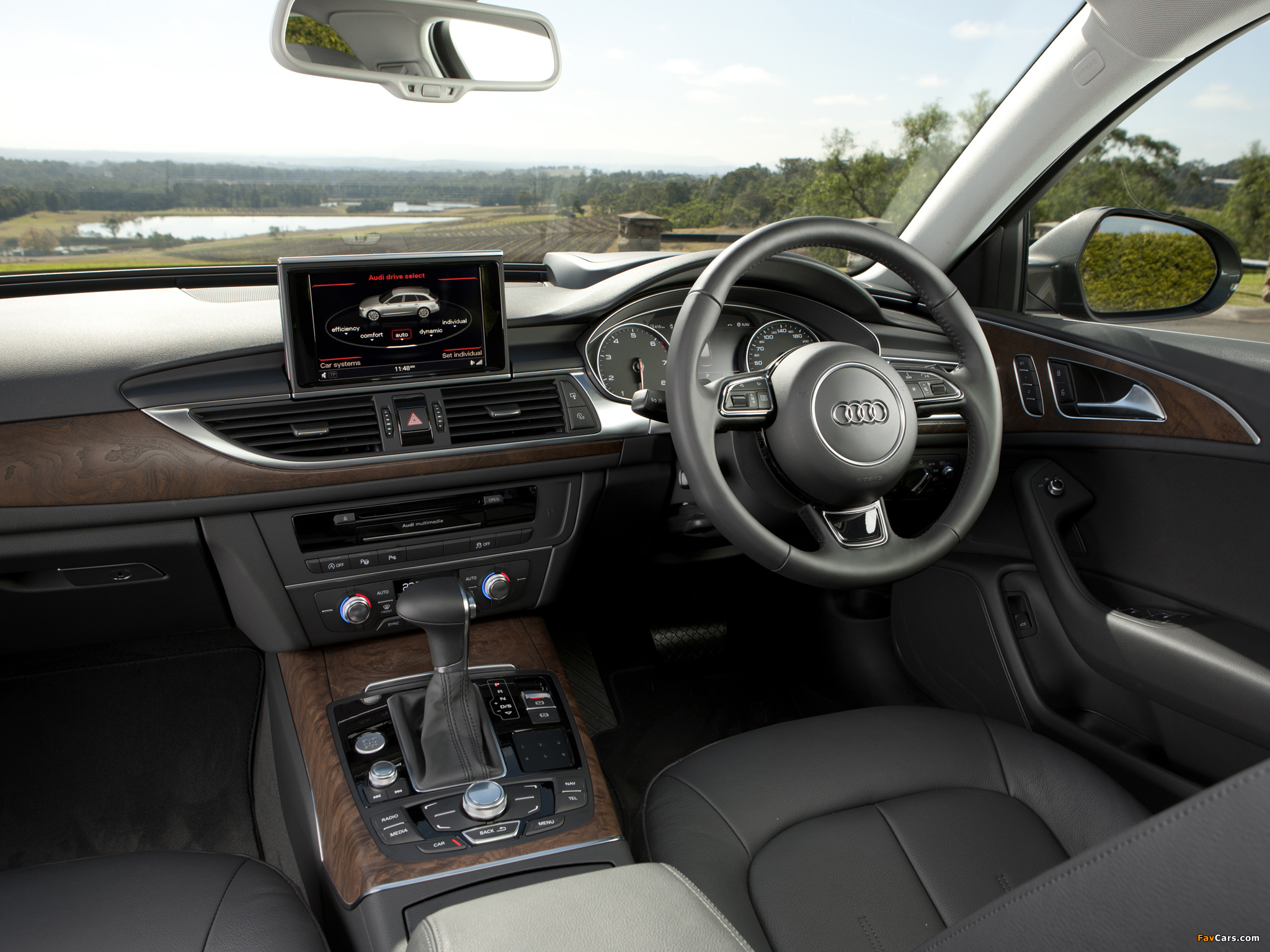 Images of Audi A6 2.0T Avant AU-spec (4G,C7) 2011 (2048 x 1536)