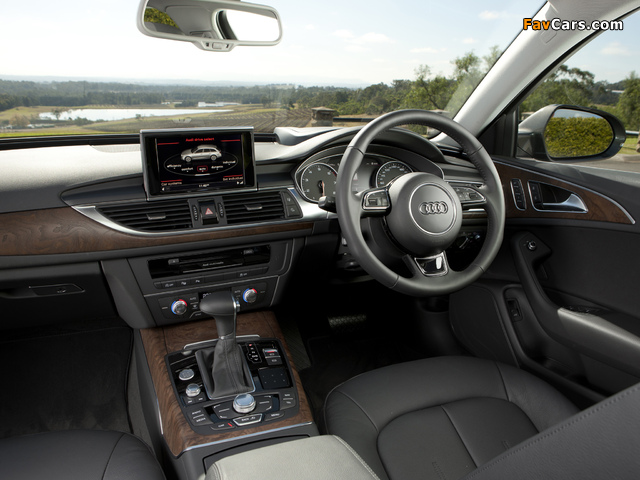 Images of Audi A6 2.0T Avant AU-spec (4G,C7) 2011 (640 x 480)