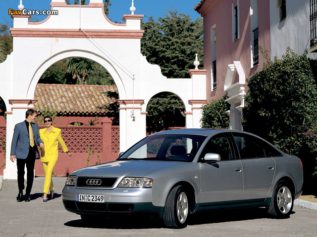 Photos of Audi A6 Sedan (4B,C5) 1997–2001 (640 x 480)