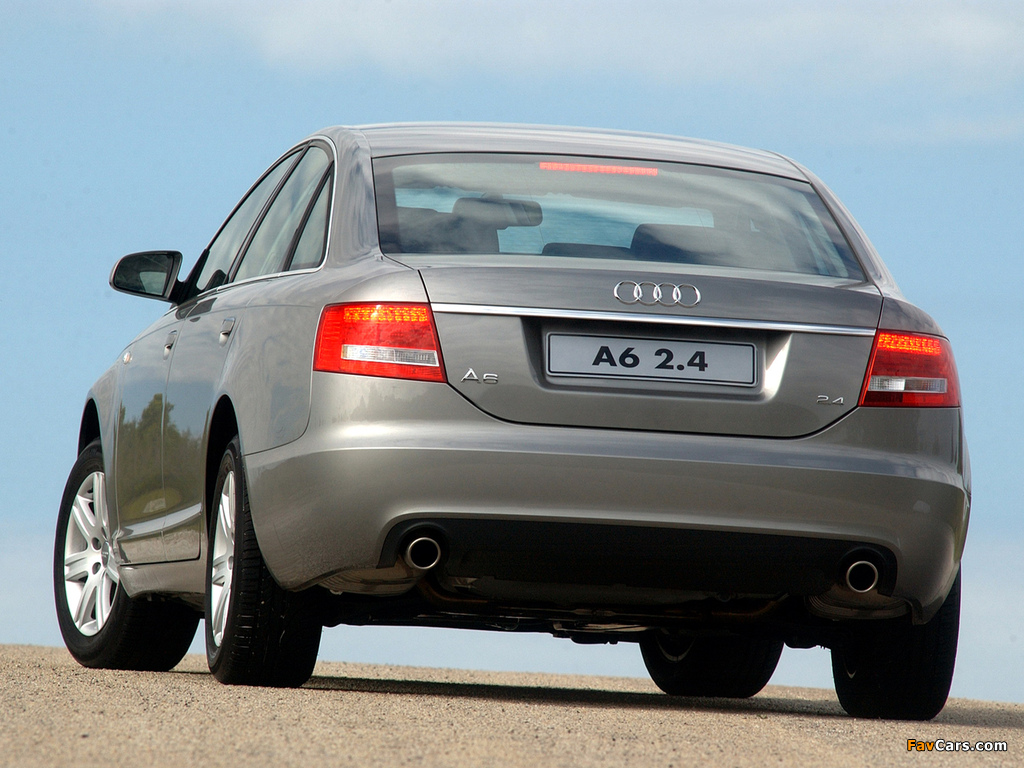 Photos of Audi A6 2.4 Sedan ZA-spec (4F,C6) 2005–08 (1024 x 768)