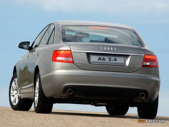 Photos of Audi A6 2.4 Sedan ZA-spec (4F,C6) 2005–08 (640 x 480)