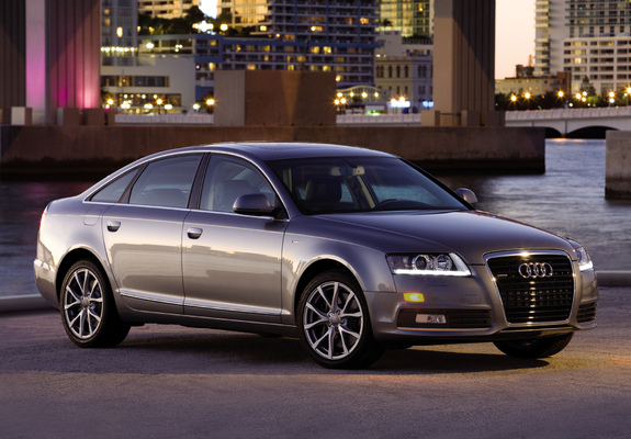 Photos of Audi A6 S-Line Sedan US-spec (4F,C6) 2008–11