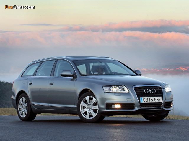 Photos of Audi A6 2.0 TDI Avant (4F,C6) 2008–11 (640 x 480)