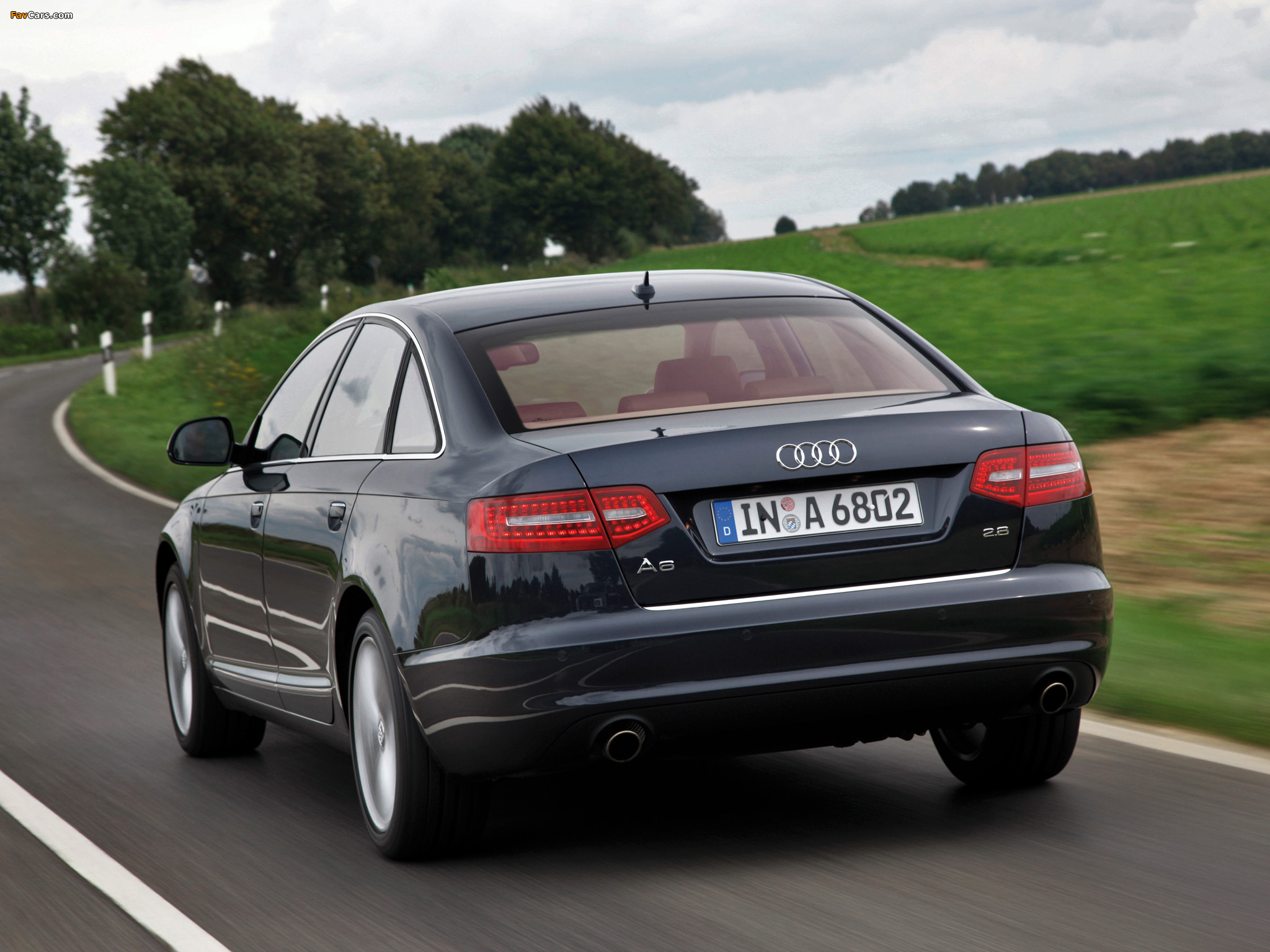 Photos of Audi A6 2.8 FSI Sedan (4F,C6) 2008–11 (2048 x 1536)