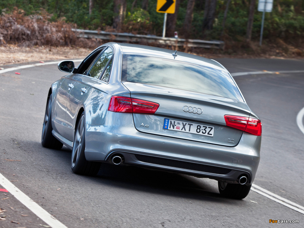 Photos of Audi A6 2.8T S-Line Sedan AU-spec (4G,C7) 2011 (1024 x 768)