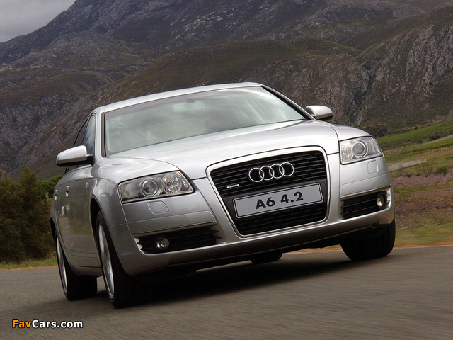 Pictures of Audi A6 4.2 quattro Sedan ZA-spec (4F,C6) 2005–08 (640 x 480)