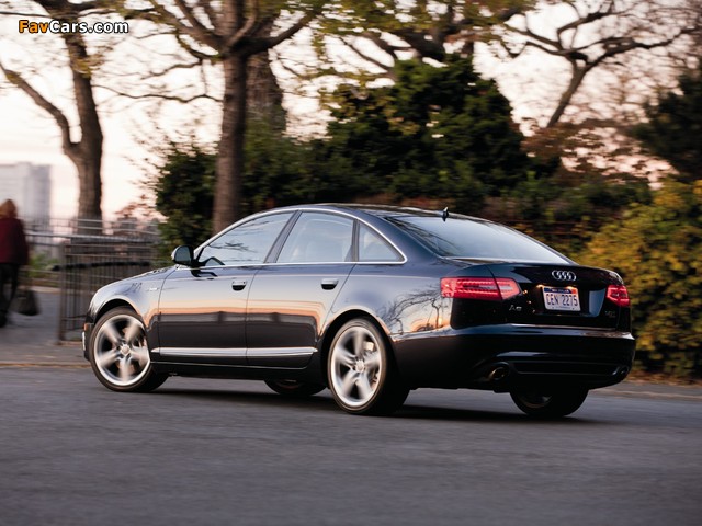 Pictures of Audi A6 3.0T quattro S-Line Sedan US-spec (4F,C6) 2008–11 (640 x 480)