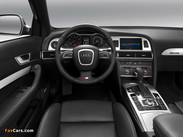 Pictures of Audi A6 3.0T quattro S-Line Sedan (4F,C6) 2008–11 (640 x 480)