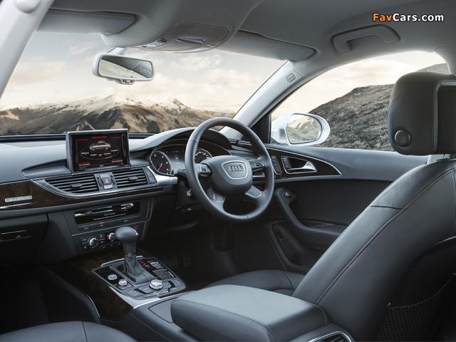 Pictures of Audi A6 2.8T S-Line Sedan AU-spec (4G,C7) 2011 (640 x 480)