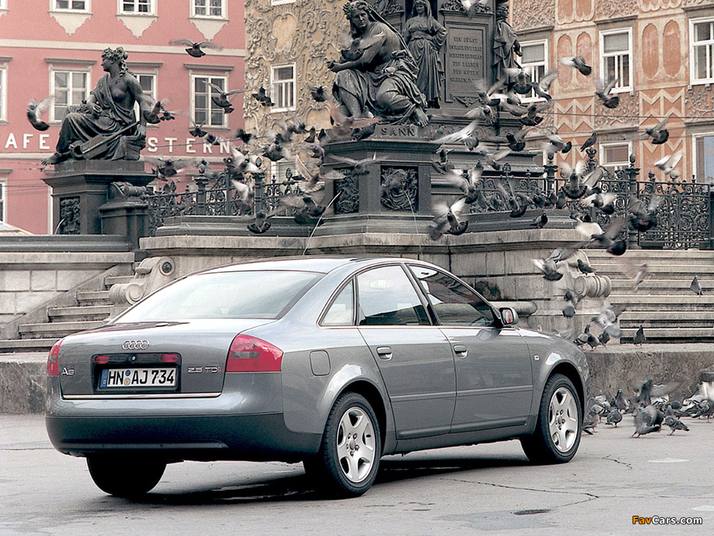 Audi A6 2.5 TDI Sedan (4B,C5) 1997–2001 wallpapers (1024 x 768)