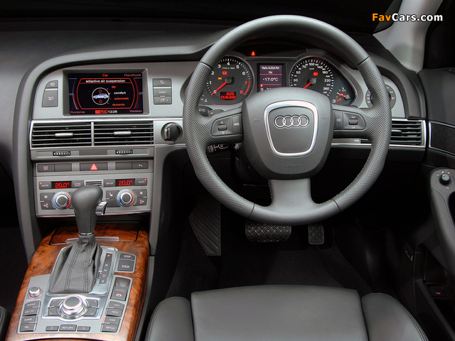 Audi A6 3.2 FSI quattro Avant ZA-spec (4F,C6) 2005–08 wallpapers (640 x 480)