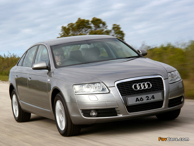 Audi A6 2.4 Sedan ZA-spec (4F,C6) 2005–08 wallpapers (640 x 480)