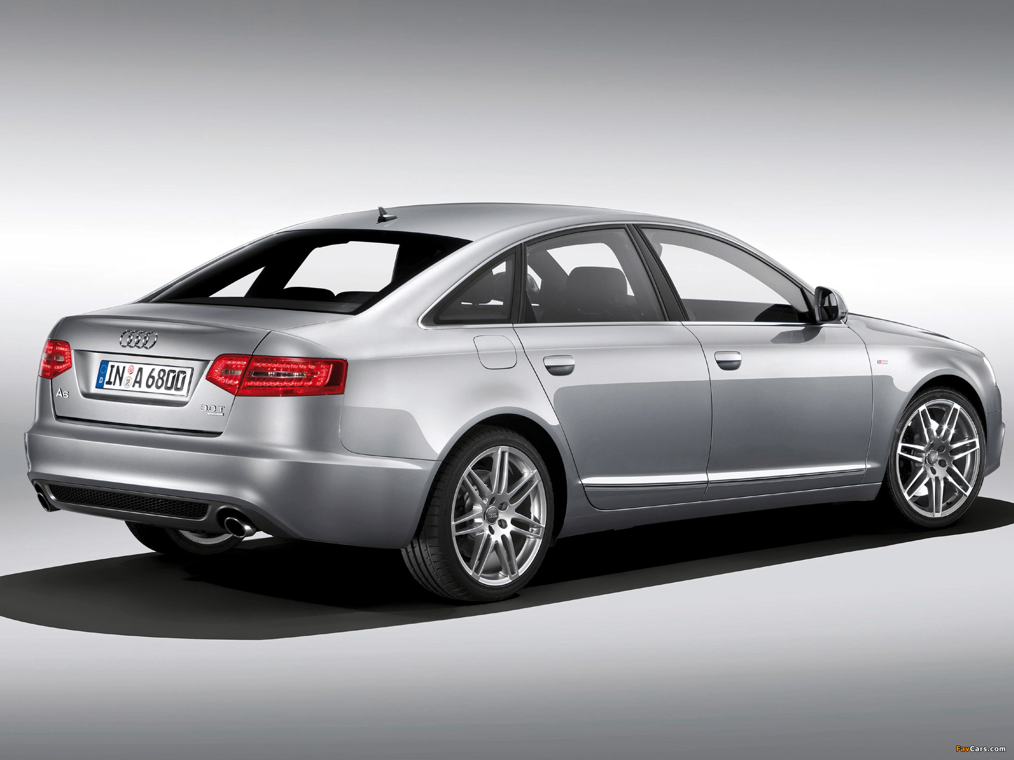 Audi A6 3.0T quattro S-Line Sedan (4F,C6) 2008–11 wallpapers (2048 x 1536)