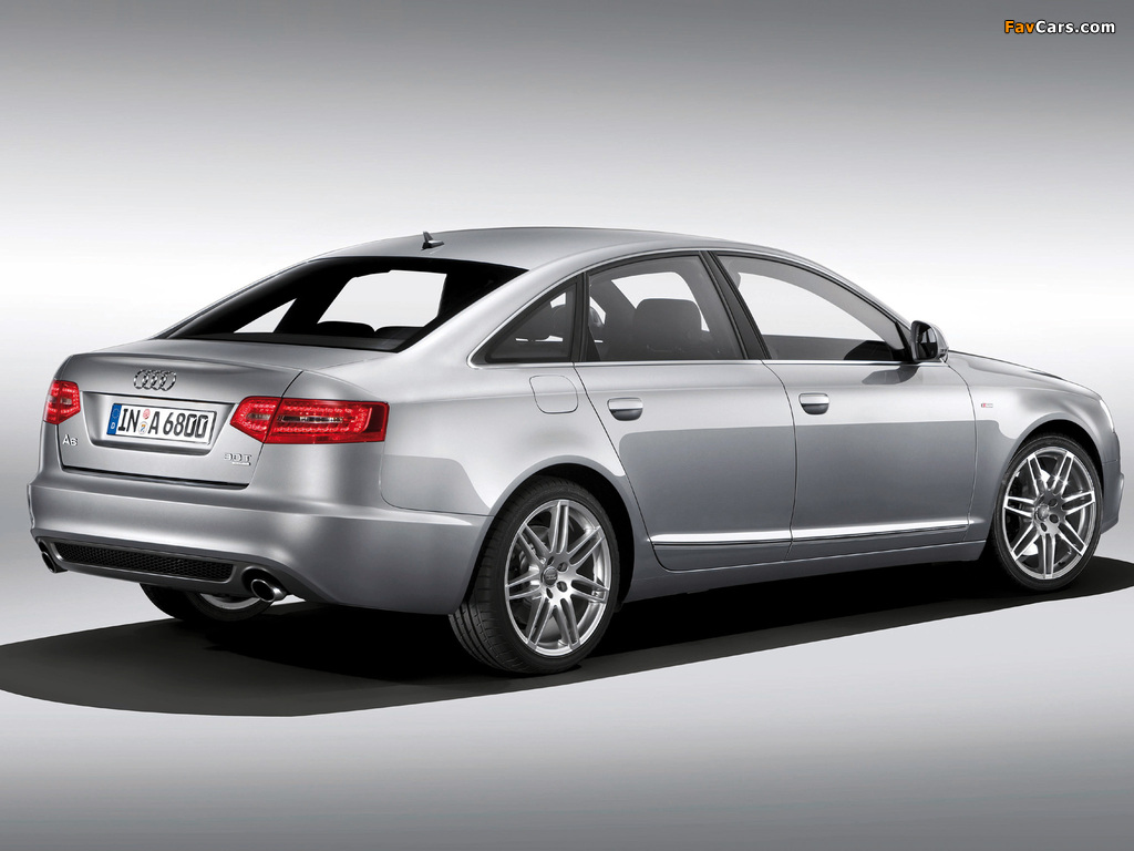 Audi A6 3.0T quattro S-Line Sedan (4F,C6) 2008–11 wallpapers (1024 x 768)