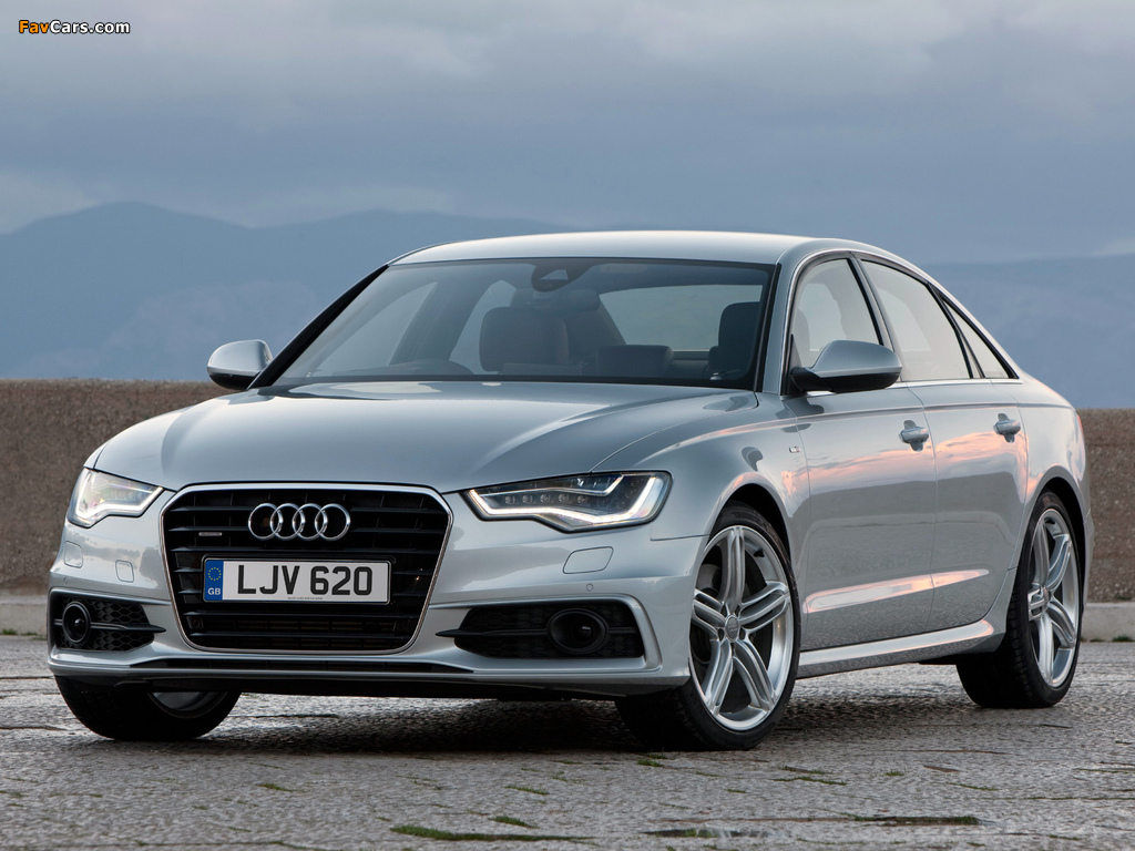 Audi A6 3.0 TDI S-Line Sedan UK-spec (4G,C7) 2011 wallpapers (1024 x 768)