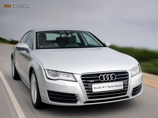 Audi A7 Sportback 3.0 TFSI quattro ZA-spec 2010 images (640 x 480)